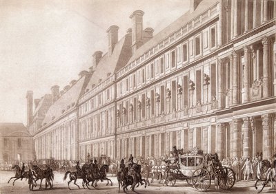 Departure of Napoleon from the Louvre for his coronation by Unknown artist