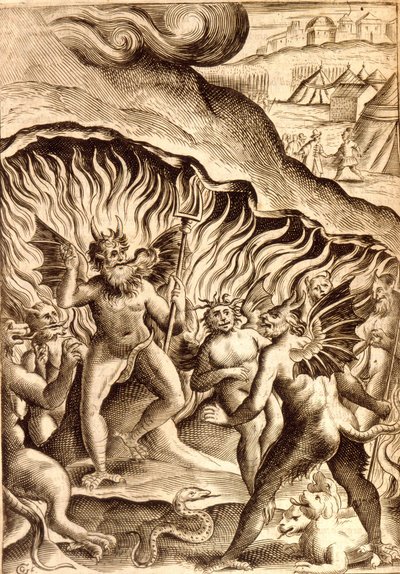 Description of hell after a 17th century work by Unknown artist