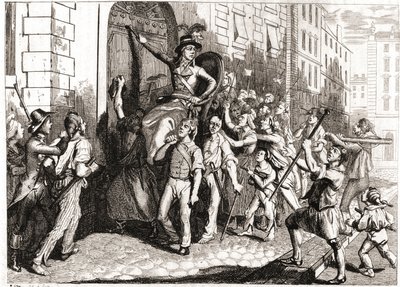 Destruction of the Buildings of Lyon During the French Revolution by Unknown artist