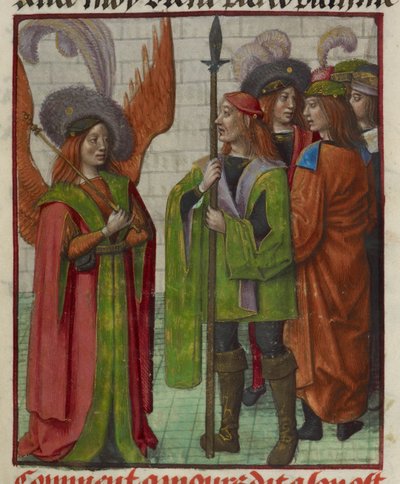 Detail of Amour (Love) and His Army (detail) by Unknown artist