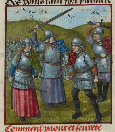Detail (Peur, Honte and Other Allegories Fighting. Men and Women in Armour, Fighting), from 