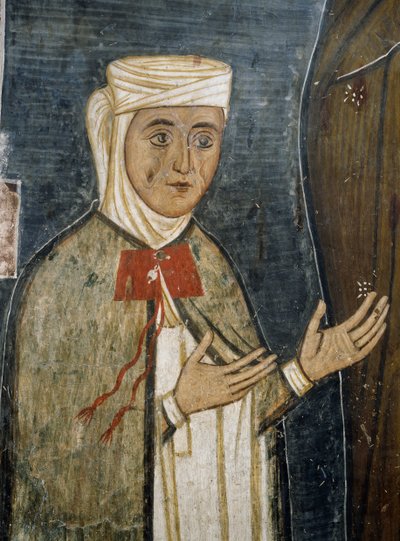 Devout Saramalyna Anastasia in 14th century clothes by Unknown artist