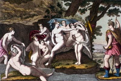 Diane Caught in the Bath by the Hunter Acteon by Unknown artist