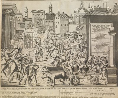 The Great Milan Plague of 1630. Around 1835 by Unknown