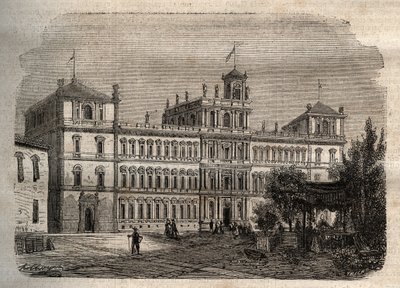 Ducal Palace of Modena in the 19th century - The Ducal Palace 1634 by Unknown artist