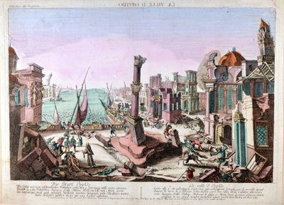 Earthquake of Oppido Mamertina in Calabria (Southern Italy) on 15 February 1783 by Unknown artist