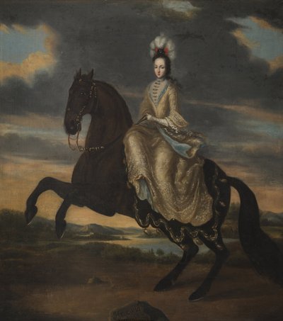 Portrait of Duchess Hedvig Sophia of Holstein-Gottorp (1681-1708), Queen of Sweden by Unknown artist