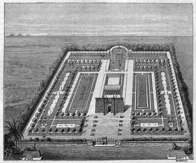 Egyptian Garden in the Time of the Pharaohs by Unknown artist