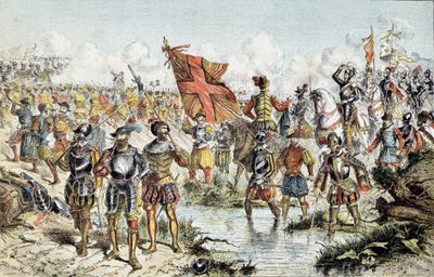 Eighth War of Religions (1585-1598): the battle of Ivry on 14/03/1590 by Unknown artist