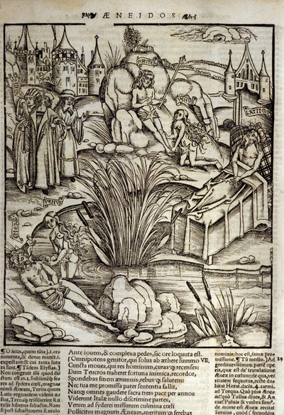 Aeneid by Virgil, Book XII: Aeneas Treated by Venus and Storming the City of Latinus by Unknown artist