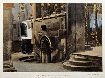 Entrance of the cave of the nativity in Bethlehem, late 19th century by Unknown artist
