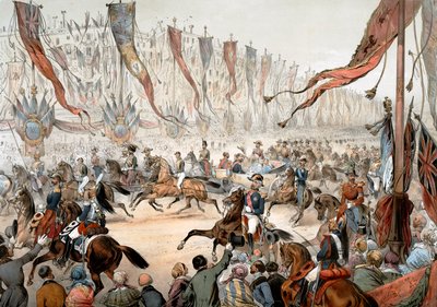 Entry of Queen Victoria of England in Paris in the presence of Napoleon III, August 18 by Unknown artist