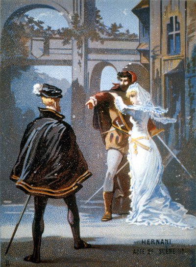 Ernani by Giuseppe Verdi, Act II, Scene II by Unknown artist