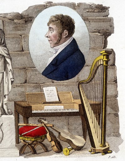 Etienne Mehul, French composer and organist (1763-1817) by Unknown artist