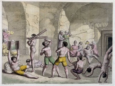 Eur Kaneh or home of various body exercises, Persia by Unknown artist