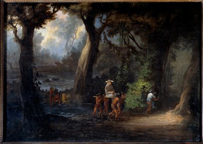 Evangelization: Banks Missionaries in South America Carried by the Indians by Unknown artist