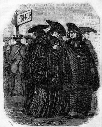 Expulsion of the Jesuits from France by judgments of the Parliaments in 1762. by Unknown artist