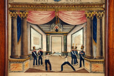 Fencing: patent of Contre-pointe of April 1826 by Unknown artist