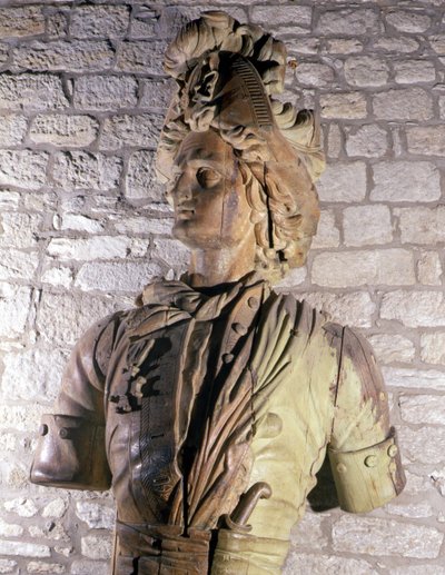 Figure of 17th century privateer bow preserved at the Museum of Saint Malo by Unknown artist