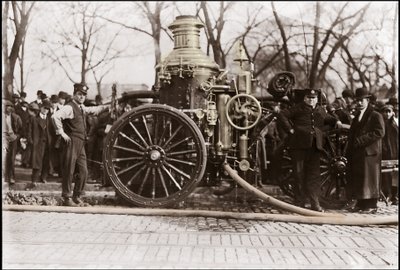 Fire pump of the New York Fire Brigade by Unknown artist