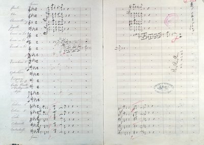 First page of Capriccio brilliant on the theme of Jota Aragonese by Mikhail Glinka by Unknown artist