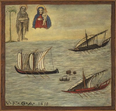Former voto (ex voto) sailor by Unknown artist