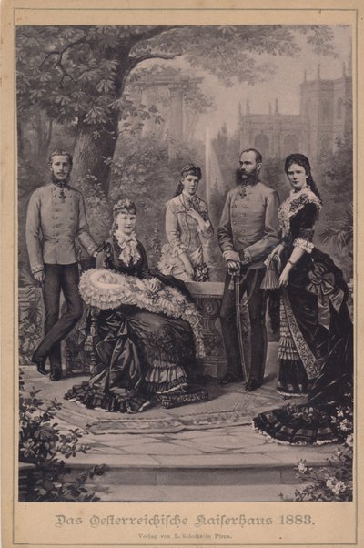 Franz Joseph I and Elisabeth of Austria and Their Imperial Family by Unknown artist