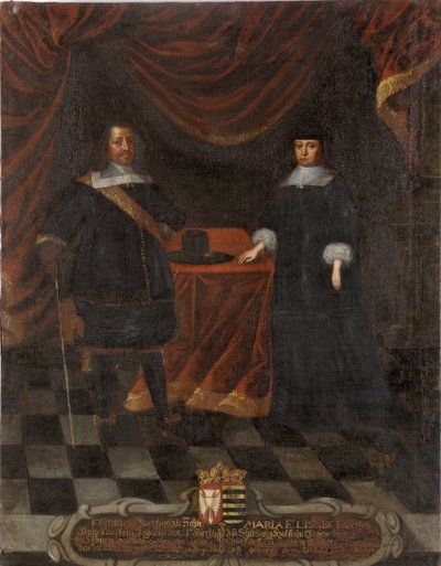 Duke Frederick III of Holstein-Gottorp and Duchess Marie Elisabeth by Unknown artist
