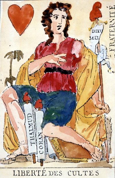 Freedom of Worship - Revolutionary Play Card by Unknown artist