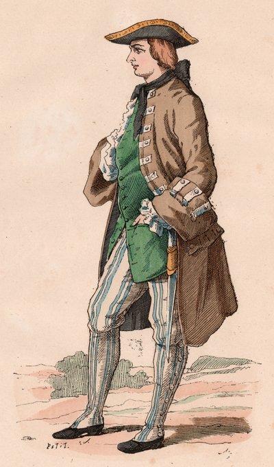 French Gentleman in Hunting Costume by Unknown