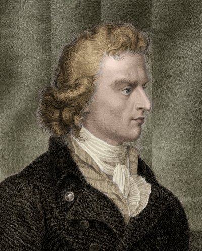 Friedrich Von Schiller (1759-1805) (engraving) by Unknown artist