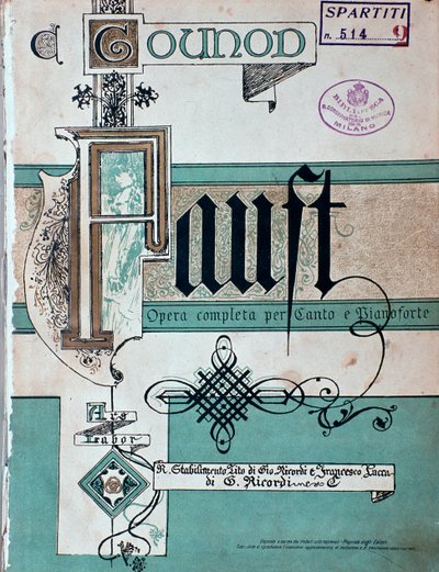 Frontispiece of Faust by Unknown artist