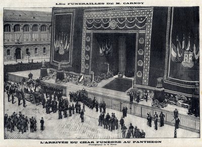 Funeral of Sadi Carnot at the Pantheon in Paris by Unknown artist