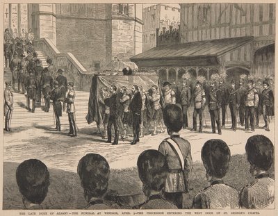 Funeral of the Duke of Albany by Unknown artist