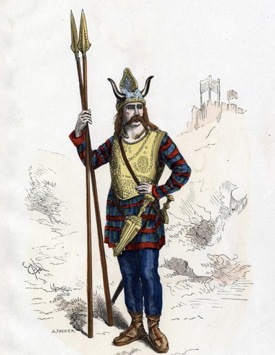 Gallic leader before the Roman conquest by Unknown artist