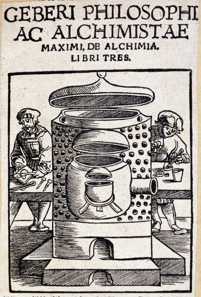 Geberi Philosophi ac Alchimistae Title Page of an Alchemy Deal by Unknown artist