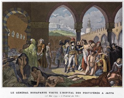 General Bonaparte visited the Pestiferous Hospital in Jaffa on May 25 by Unknown artist