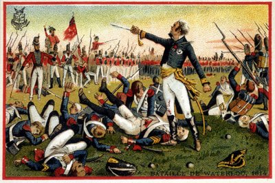 General Cambronne at the Battle of Waterloo (1815) - Chromo., Late 19th Century by Unknown artist