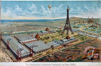 General View of the Paris Universal Exhibition in 1889 by Unknown artist