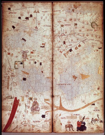 Geographic map of the Mediterranean by Unknown artist