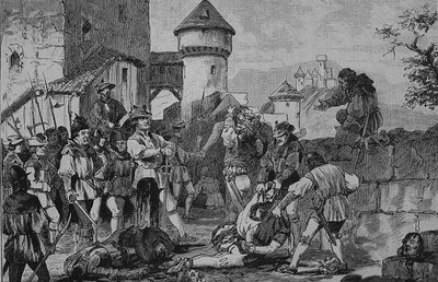 German Peasants War: After the Storming of the Castle Maichau by Unknown artist