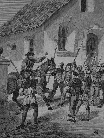 German Peasants War: Feuerbacher and the Mutinous Peasants by Unknown artist