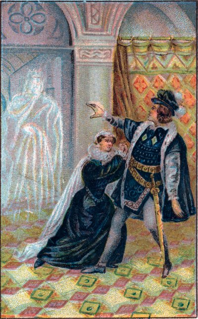 Gertrude, Hamlet and the ghost of Hamlet