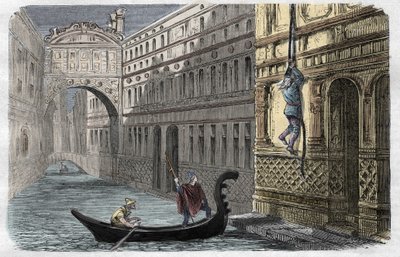 Giacomo Casanova (1725-1798) escaping from The Leads, Venice, October 31 by Unknown artist