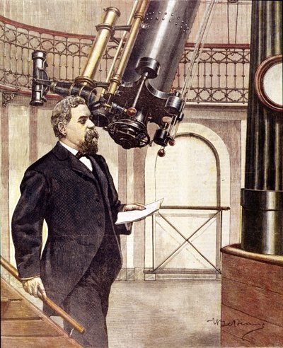 Giovanni Virginio Schiaparelli, Italian astronomer (b at Savigliano, Piedmont) by Unknown artist