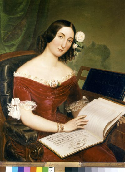 Giuseppina Strepponi, Famous Soprano, Wife of Giuseppe Verdi by Unknown artist