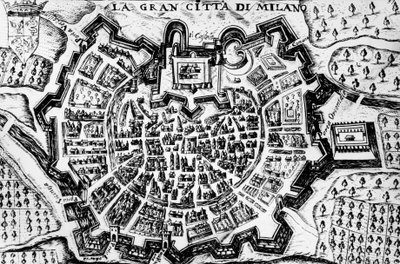 Great city of Milan by Unknown artist