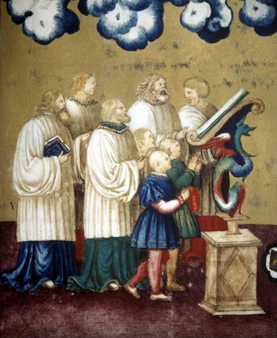 Gregorian Song of the 15th Century (Church of the Incoronata of Lodi) by Unknown artist