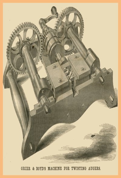 Grier - Boyds Machine for Twisting Augurs by Unknown Artist