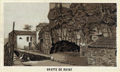 Grotte de Royat (Puy-de-Dome and the Auvergne region) by Unknown artist